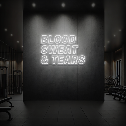 Blood Sweat and Tears LED Neon sign 🩸 💦