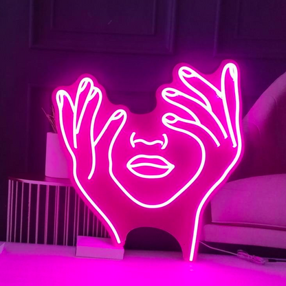 Resting Neon Face