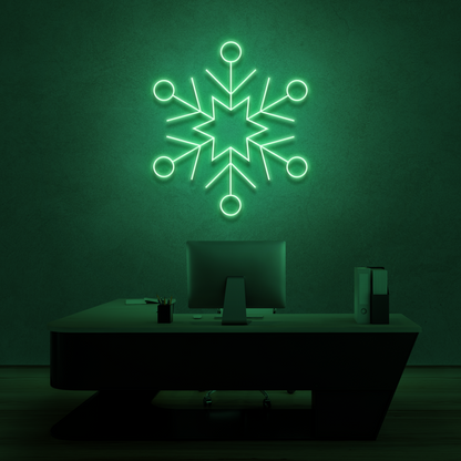 Snowflake Christmas Neon! ❄️❄️❄️