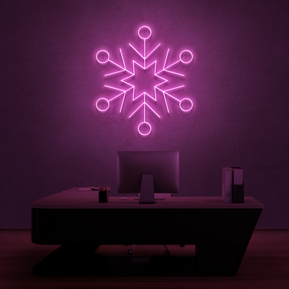 Snowflake Christmas Neon! ❄️❄️❄️