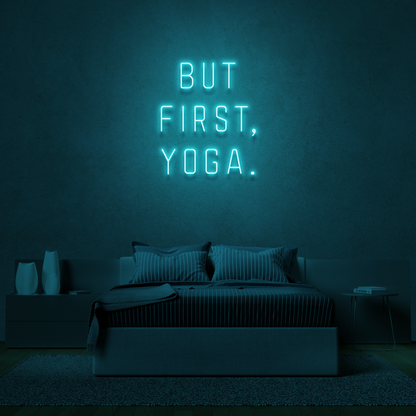 But first Yoga!