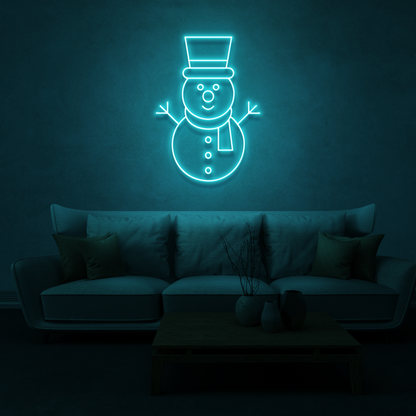 Frosty the Snowman Christmas Neon! ❄️❄️❄️