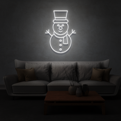 Frosty the Snowman Christmas Neon! ❄️❄️❄️