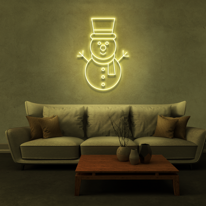 Frosty the Snowman Christmas Neon! ❄️❄️❄️