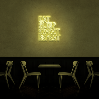 Eat, Sleep, Sweat, Repeat!